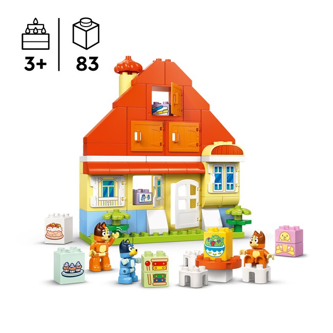 LEGO DUPLO BLUEY: BLUEY'S FAMILY HOUSE WITH MEMORY GAME