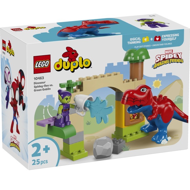 LEGO DUPLO MARVEL DINOSAUR SPIDEY REX VS GREEN GOBLIN