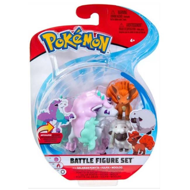 POKEMON BATTLE 3 FIGURE PACK WAVE 4 CHARACTERS