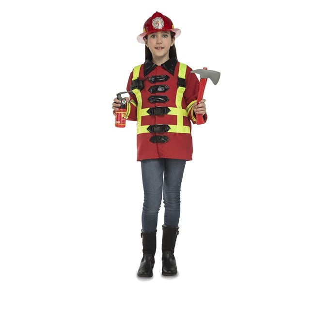 MY OTHER ME 5-7 YEARS I WANNA BE A FIRE FIGHTER COSTUME