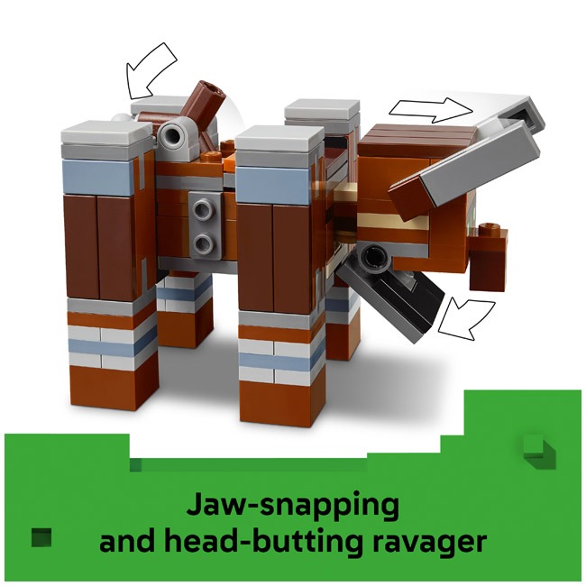 LEGO MINECRAFT THE PILLAGER OUTPOST AND RAVAGER