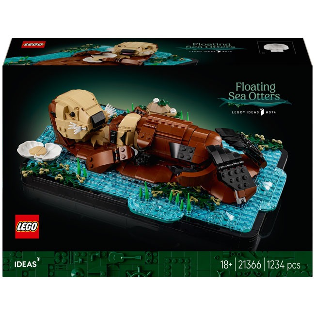 LEGO IDEAS FLOATING SEA OTTERS