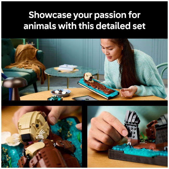 LEGO IDEAS FLOATING SEA OTTERS