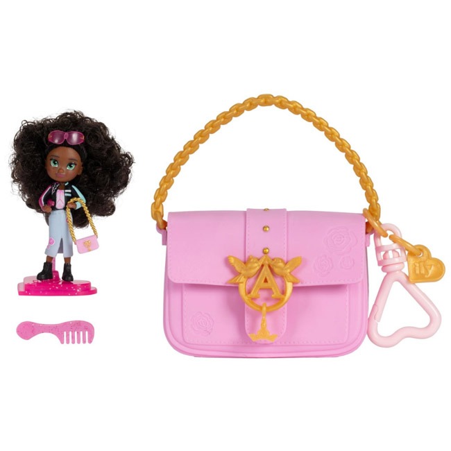 DISNEY PRINCESS ILLY S1 TOTE TEENIES MINI BAG & FIG.-239512