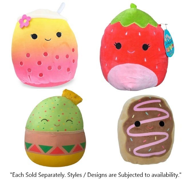 SQUISHMALLOWS 5 INCH FLIP-A-MALLOWS PLUSH ASSORTED