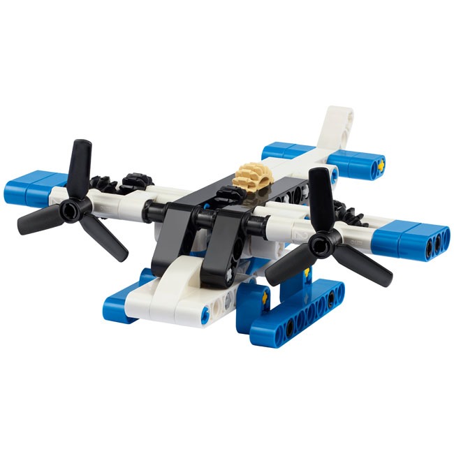 LEGO TECHNIC WHITE SEAPLANE