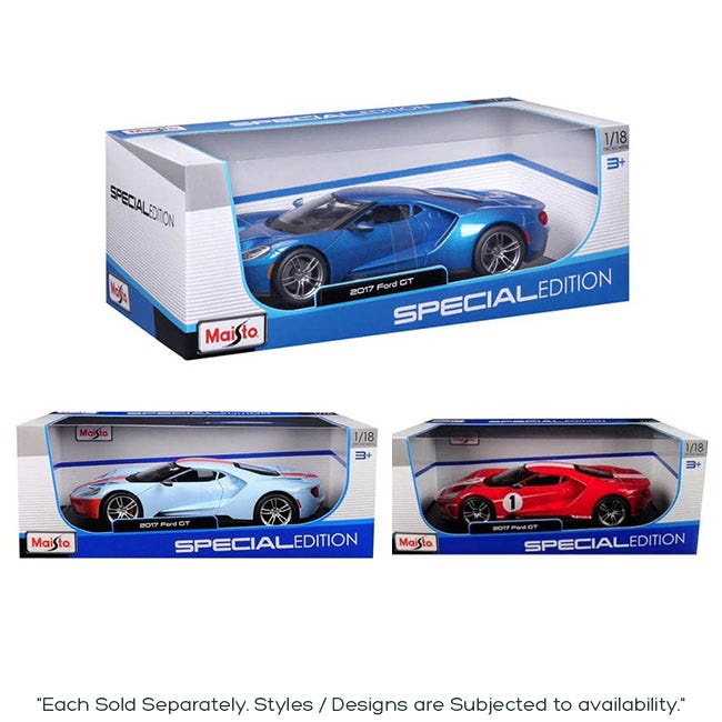 MAISTO 1:18 DIECAST CAR 2017 FORD GT