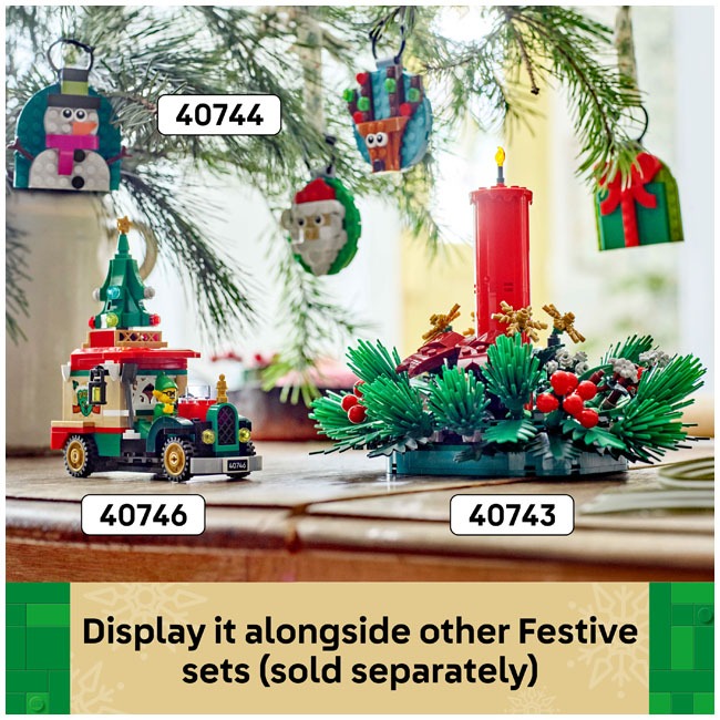 LEGO ICONIC CHRISTMAS TABLE DECORATION