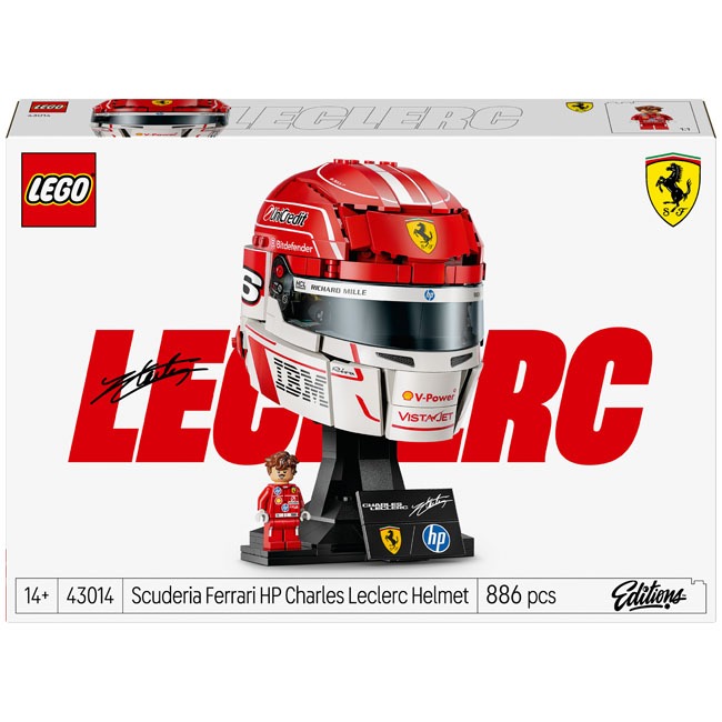 LEGO EDITIONS SCUDERIA FERRARI HP CHARLES LECLERC HELMET