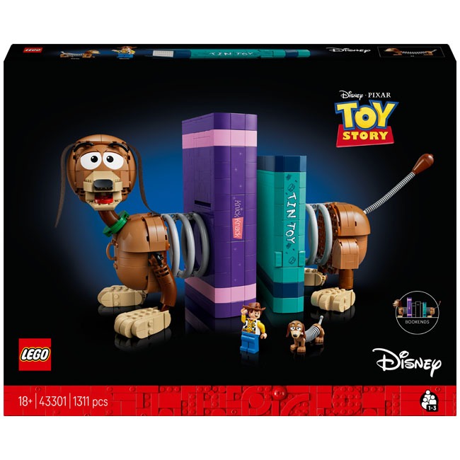 LEGO DISNEY AND PIXAR TOY STORY SLINKY DOG BOOKENDS