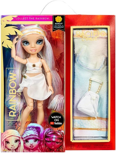 RAINBOW HIGH PACIFIC COAST FASHION DOLL MARGOT DE PARLE