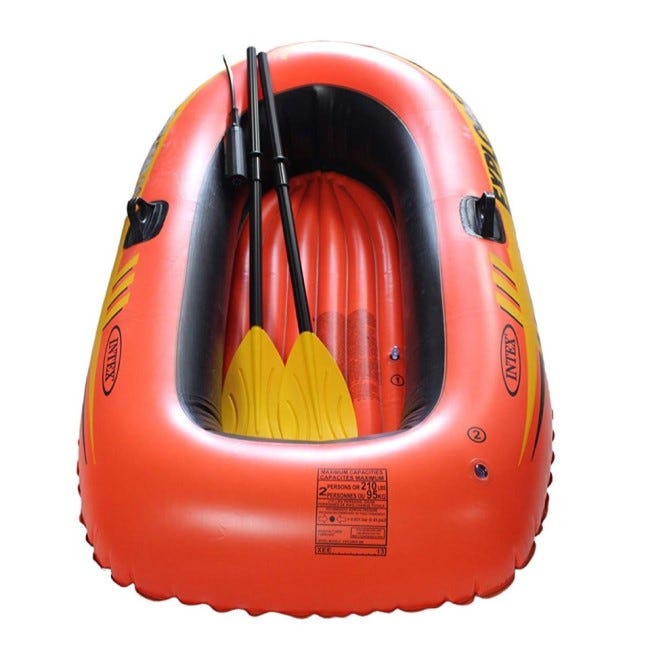 INTEX EXPLORERTM 200 BOAT SET 185CMX94CMX41CM