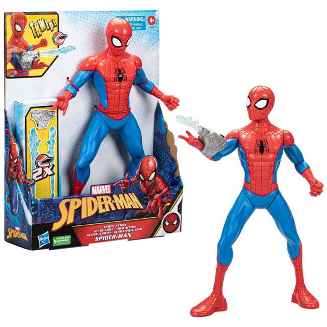 HASBRO MARVEL SPIDERMAN THWIP ACTION FIGURE 13-INCH
