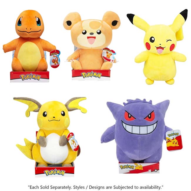 POKEMON 12 INCH PLUSH ASST