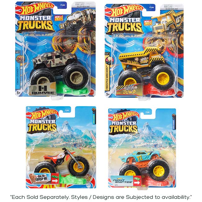 HOT WHEELS MONSTER TRUCKS SINGLE TRUCK