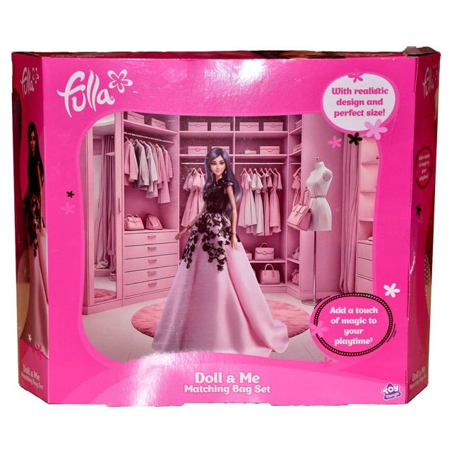 FULLA DOLL AND ME MATCHING BAG PLAYSET
