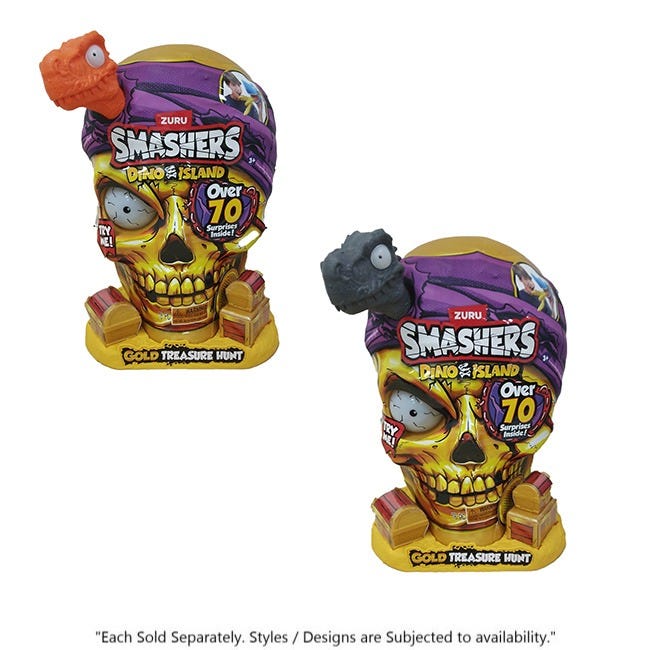 ZURU SMASHERS DINO ISLAND GOLD TREASURE HUNT