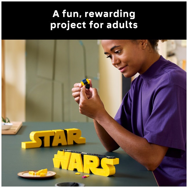LEGO STAR WARS BRICK-BUILT STAR WARS LOGO