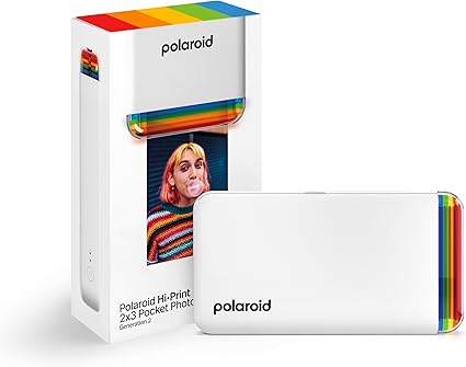 POLAROID HI.PRINT WHITE GEN 2  2X3IN POCKET PHOTO PRINTER