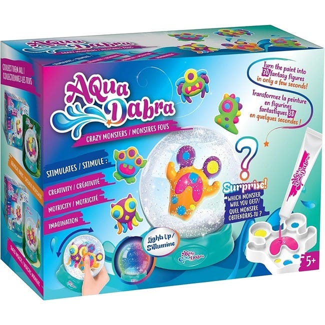 AQUA DABRA CRAZY MONSTERS WATER GLOBE