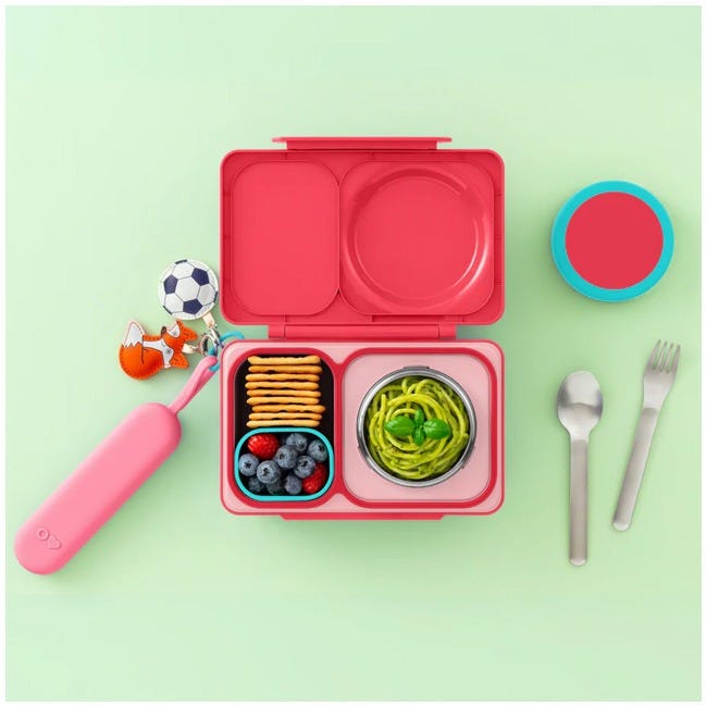 OMIELIFE UP POD AND UTENSIL SET BLUSH