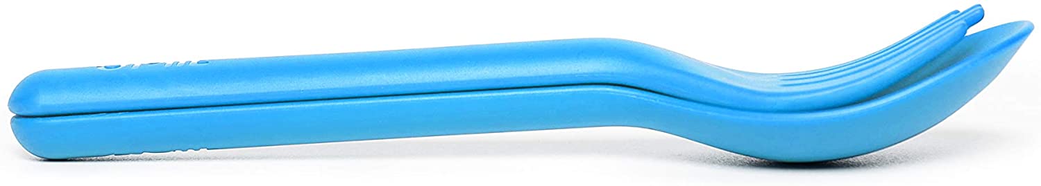 OMIELIFE UTENSIL + HOLDER SET BLUE SKY