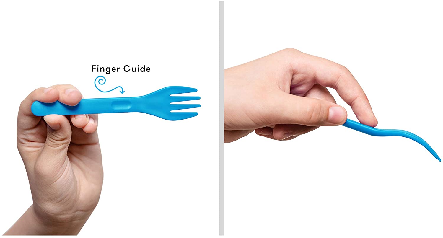 OMIELIFE UTENSIL + HOLDER SET BLUE SKY