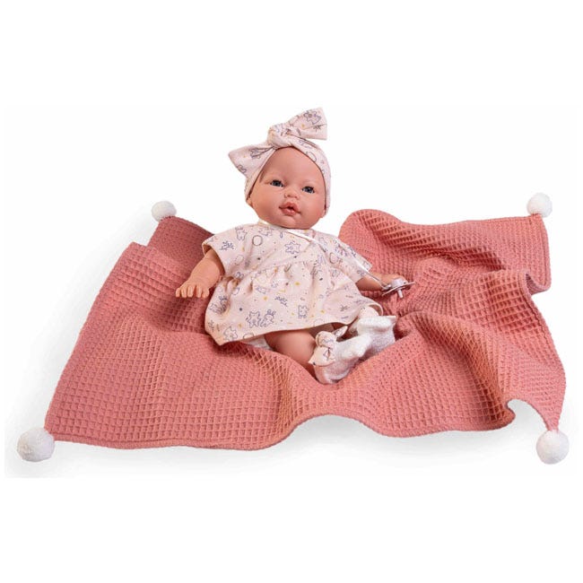 ANTONIO JUAN 37CM BIMBA DOLL WITH SPRING BLANKET