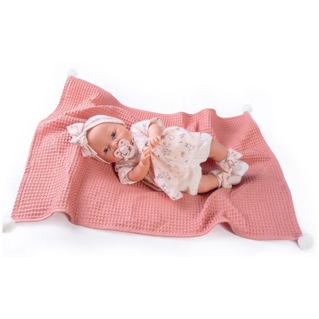 ANTONIO JUAN 37CM BIMBA DOLL WITH SPRING BLANKET