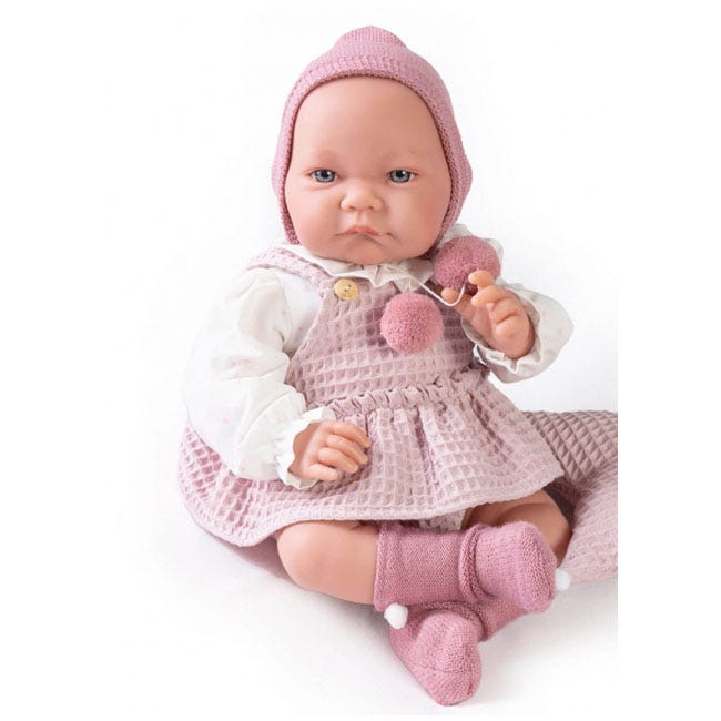 ANTONIO JUAN NEWBORN NICA COUPLE WITH STAR CUSHION DOLL