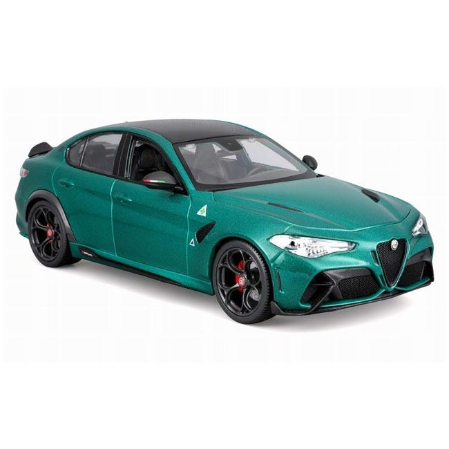 BURAGO 1:18 DIECAST ALFA ROMEO GIULIA GTA CAR-GREEN
