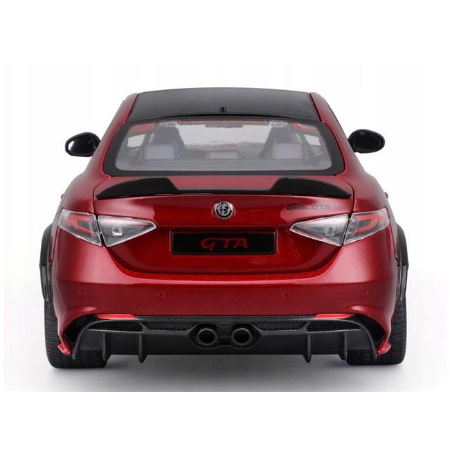 BURAGO 1:18 DIECAST ALFA ROMEO GIULIA GTA CAR-MAROON