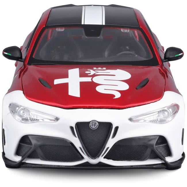 BURAGO 1:18 DIECAST ALFA ROMEO GIULIA GTA CAR-RED-99