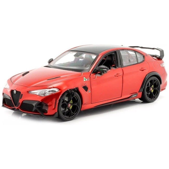 BURAGO 1:18 DIECAST ALFA ROMEO GIULIA GTA CAR-RED