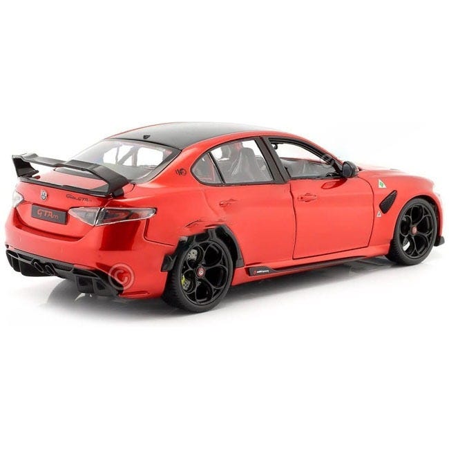 BURAGO 1:18 DIECAST ALFA ROMEO GIULIA GTA CAR-RED