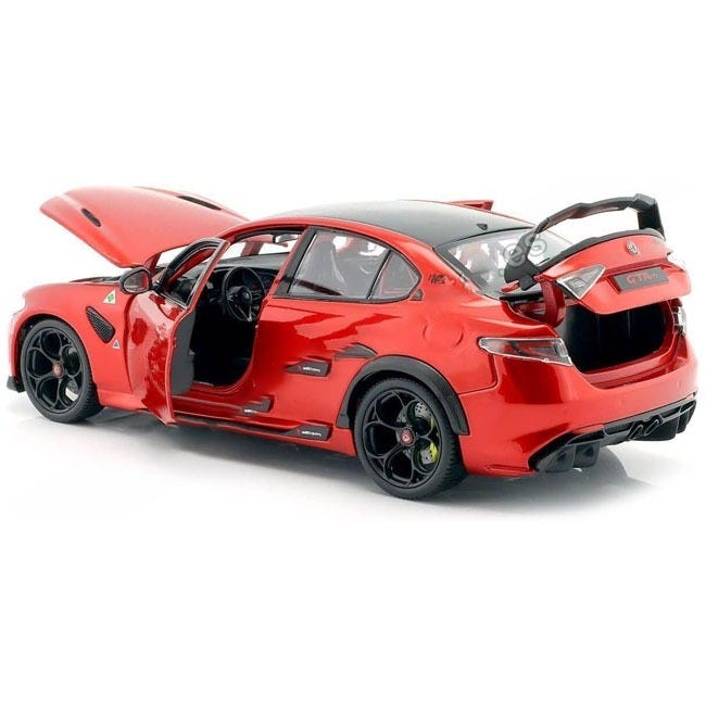 BURAGO 1:18 DIECAST ALFA ROMEO GIULIA GTA CAR-RED
