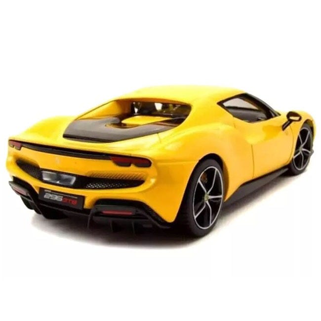 BURAGO 1:18 296GTB FERRARI RACE-YELLOW