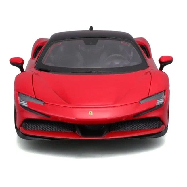 BURAGO 1:18 DIECAST FERRARI SF90XX STRADALE CAR-RED