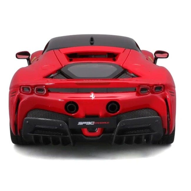 BURAGO 1:18 DIECAST FERRARI SF90XX STRADALE CAR-RED