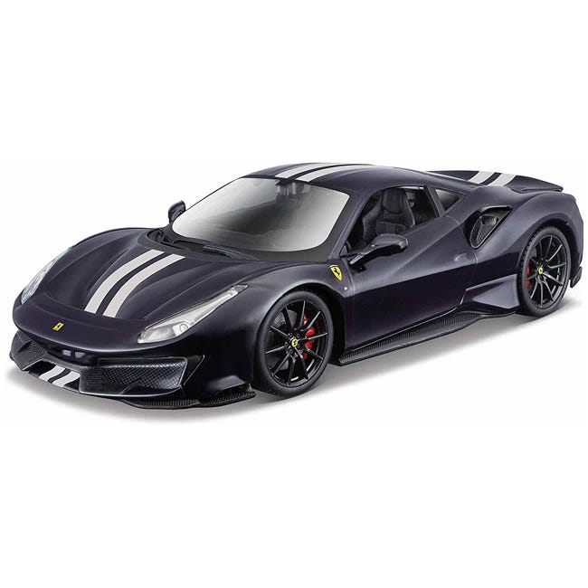 BURAGO 1:24 DIECAST FERRARI R & P 488 PISTA BLUE