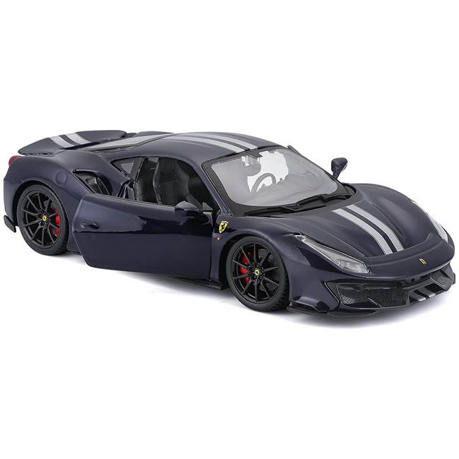 BURAGO 1:24 DIECAST FERRARI R & P 488 PISTA BLUE