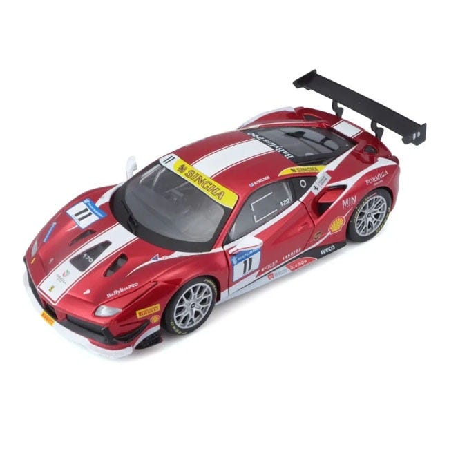 BURAGO 1:24 DIECAST FERRARI RACING MODEL KIT