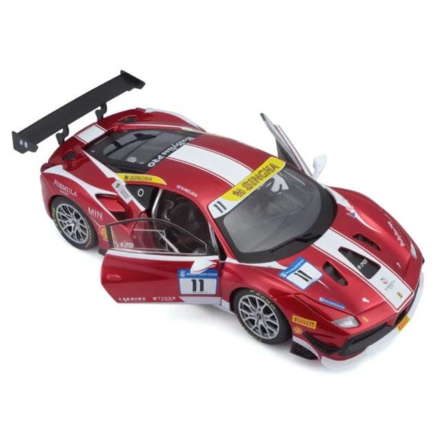 BURAGO 1:24 DIECAST FERRARI RACING MODEL KIT