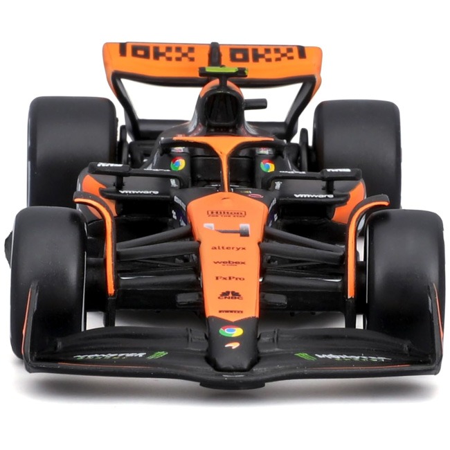 BURAGO 1:43 DIECAST FORMULA ONE MIAMI GP MCLAREN - ORANGE