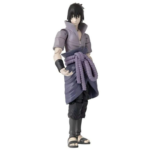 BANDAI ANIME HEROES NARUTO SASUKE UCHIHA 6.5INCH