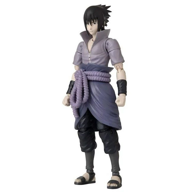 BANDAI ANIME HEROES NARUTO SASUKE UCHIHA 6.5INCH