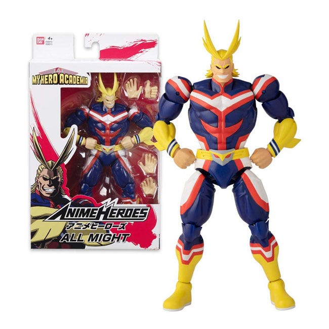 BANDAI ACADEMIA ANIME HEROES ALL MIGHT 6INCH