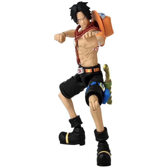 BANDAI ONE PIECE ANIME HEROES 6.5-INCH PORTGAS D ACE