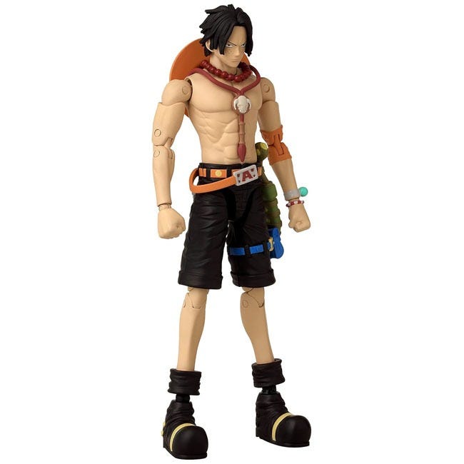 BANDAI ONE PIECE ANIME HEROES 6.5-INCH PORTGAS D ACE