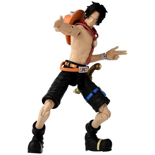BANDAI ONE PIECE ANIME HEROES 6.5-INCH PORTGAS D ACE